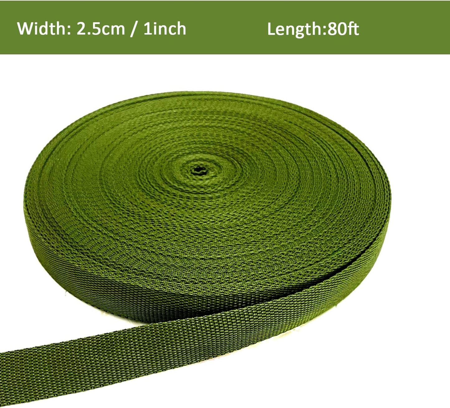 80 Feet Tree Tie Strap 1 Inch Tree Support Ties 1,980Lbs Strength Green Staking and Guying Material Plant Tie Garden Tie Green Tree Tie Rope for Outdoor Use, Straightening Supplies