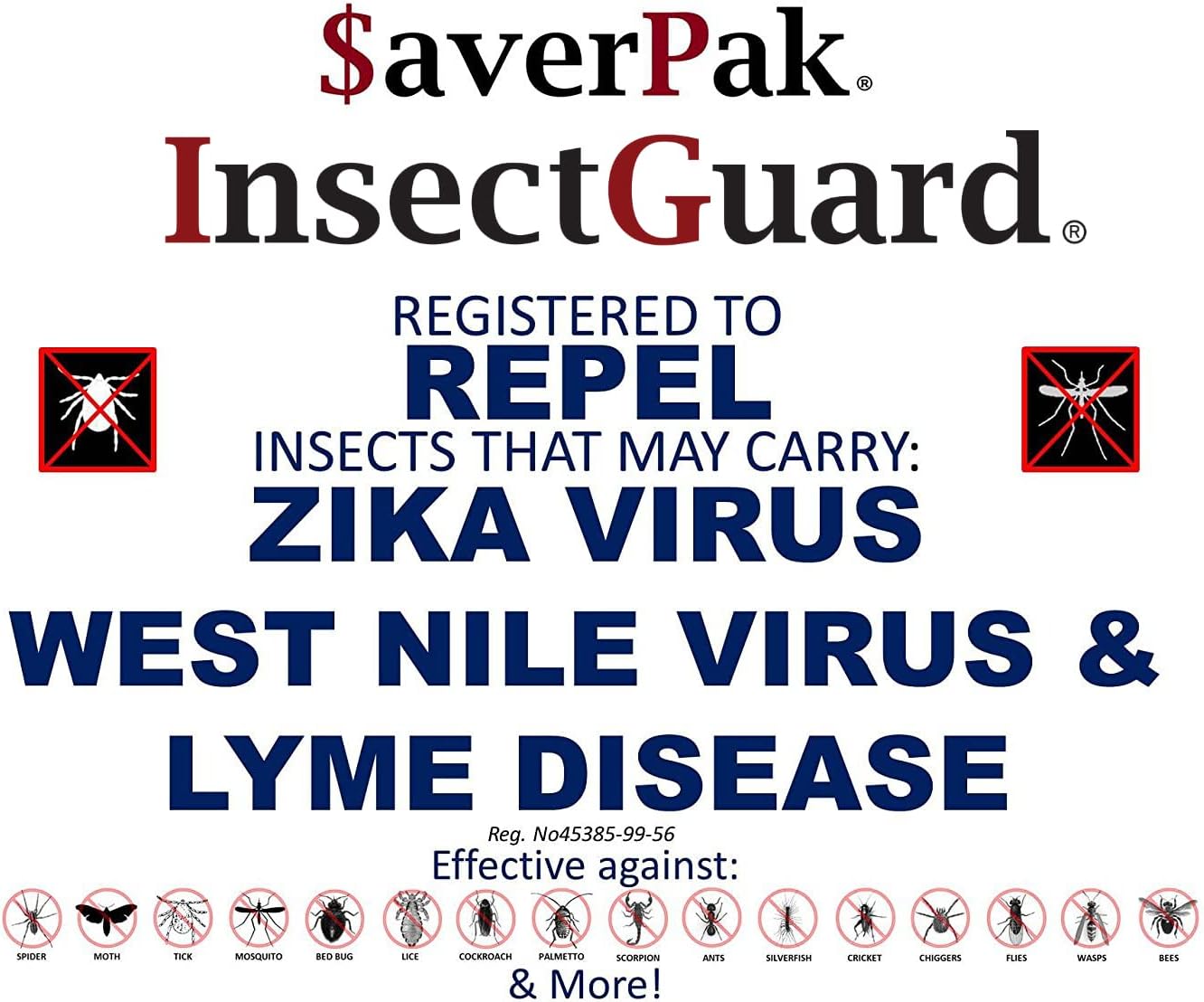 InsectGuard Permethrin Mosquitoes, Ticks and Flies Repellent & Insecticide Spray (6oz) 4 Pack
