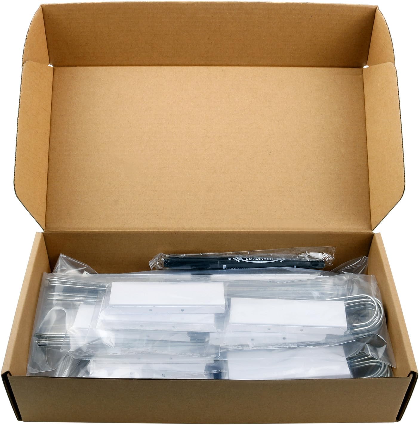 Plant Labels Metal Stainless Steel Garden Plant Markers Weatherproof Garden Stake Tag Plant Tags with Pen for Outdoor Seedling Flower Herb Vegetable Greenhouse(30 Pack) (White)