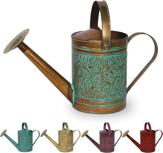 Robert Allen Home & Garden Robert Allen MPT01186, Vintage Copper Morgan Metal Watering Can, 1 Gallon