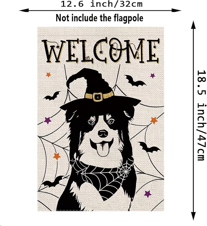 Seasonal Garden Flags Australian Shepherd Dog Double Sided Flags Set of 11 Holiday Farmhouse Indoor Outdoor Yard Lawn Christams Gifts Decorations 12.5x18 Inch