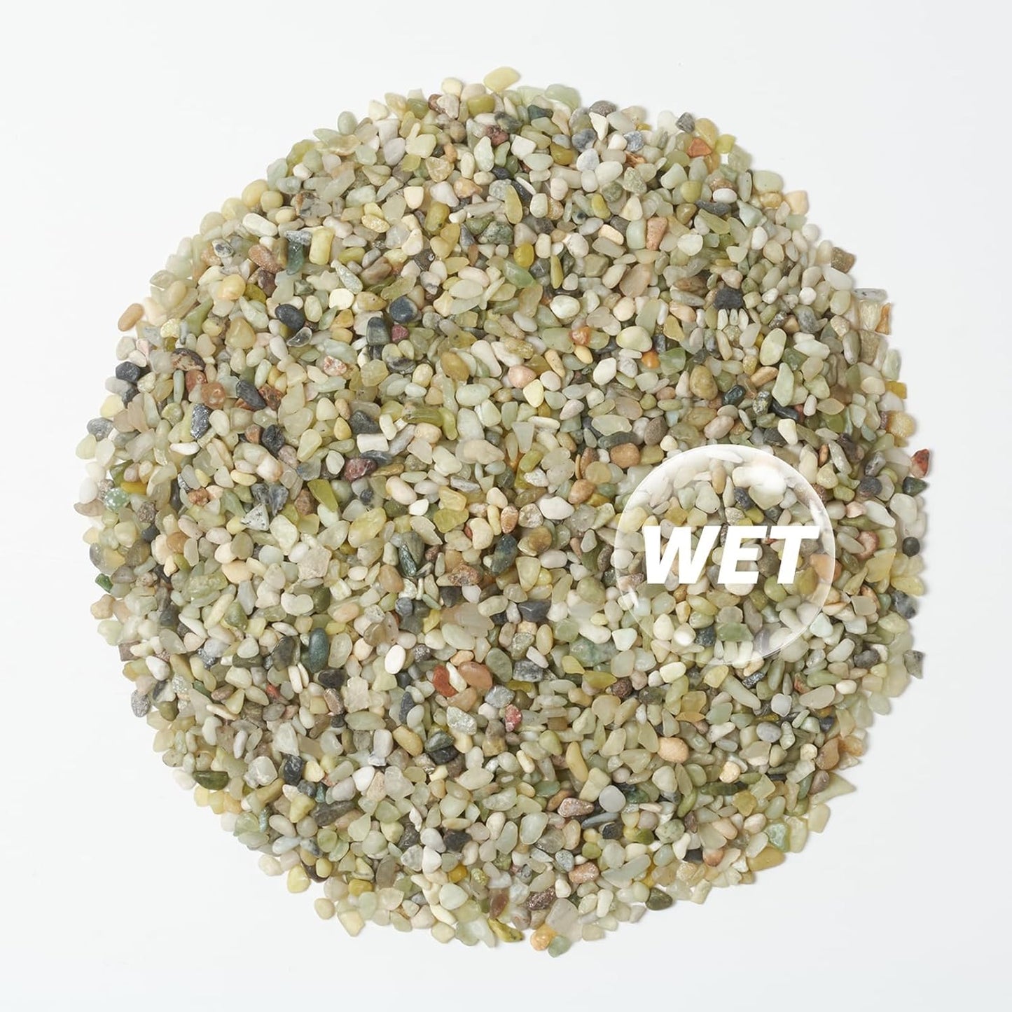 5 LBS Decorative Jade Stones – Ideal for Succulent Cactus Plants, Vase Fillers, Fish Tanks, and Landscaping Projects. 1/5 Inch Stones Promote Healthy Plant Growth (Jade, 5 Pounds)