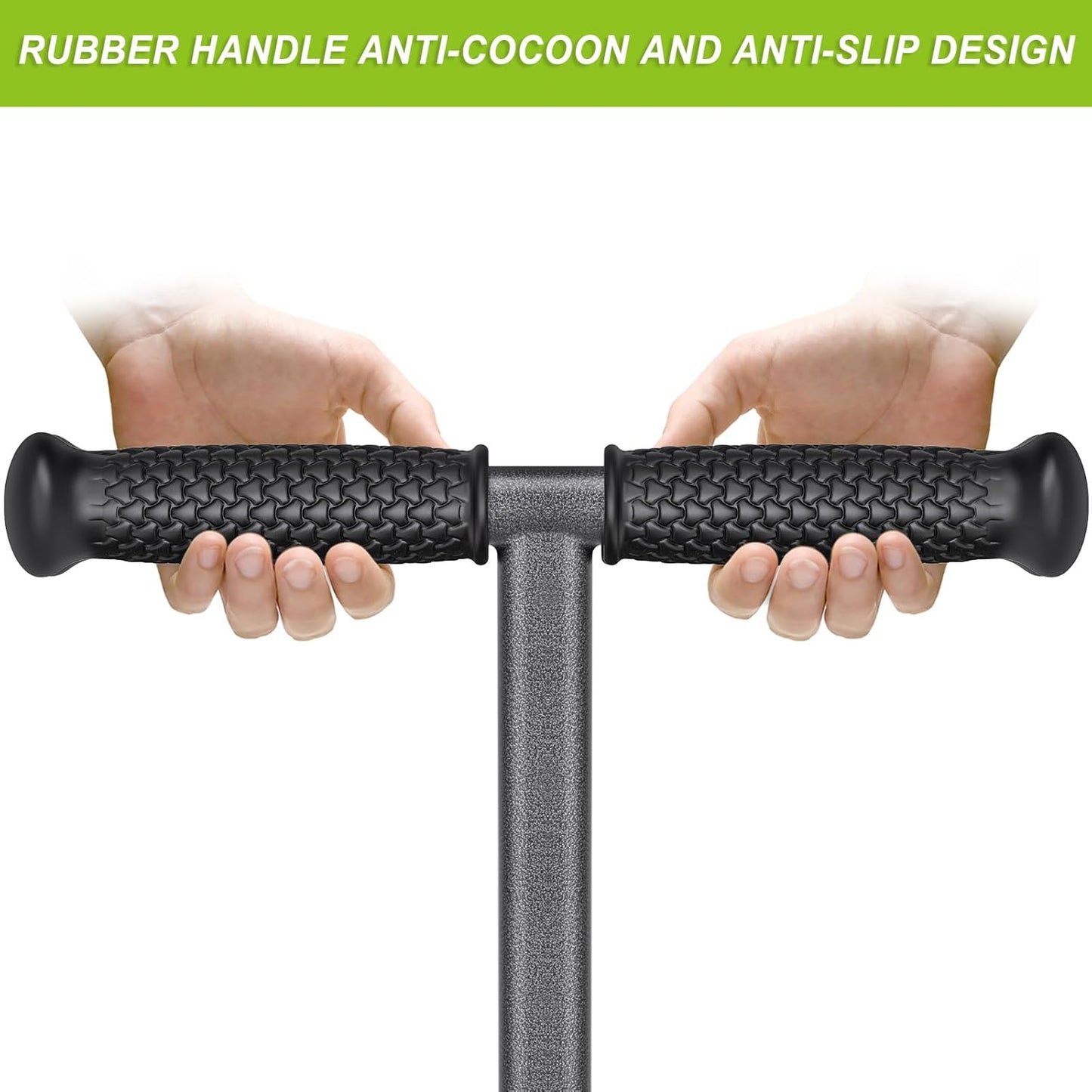 Dolibest Lawn Coring Aerator, Stainless Steel 3 Corer Plug Aerator Tool with Soft Rubber Grip, Manual Grass Aerating Tool, Garden Tool & Cleaning Hand Tool for Loosening Soil and Improving Lawn Health