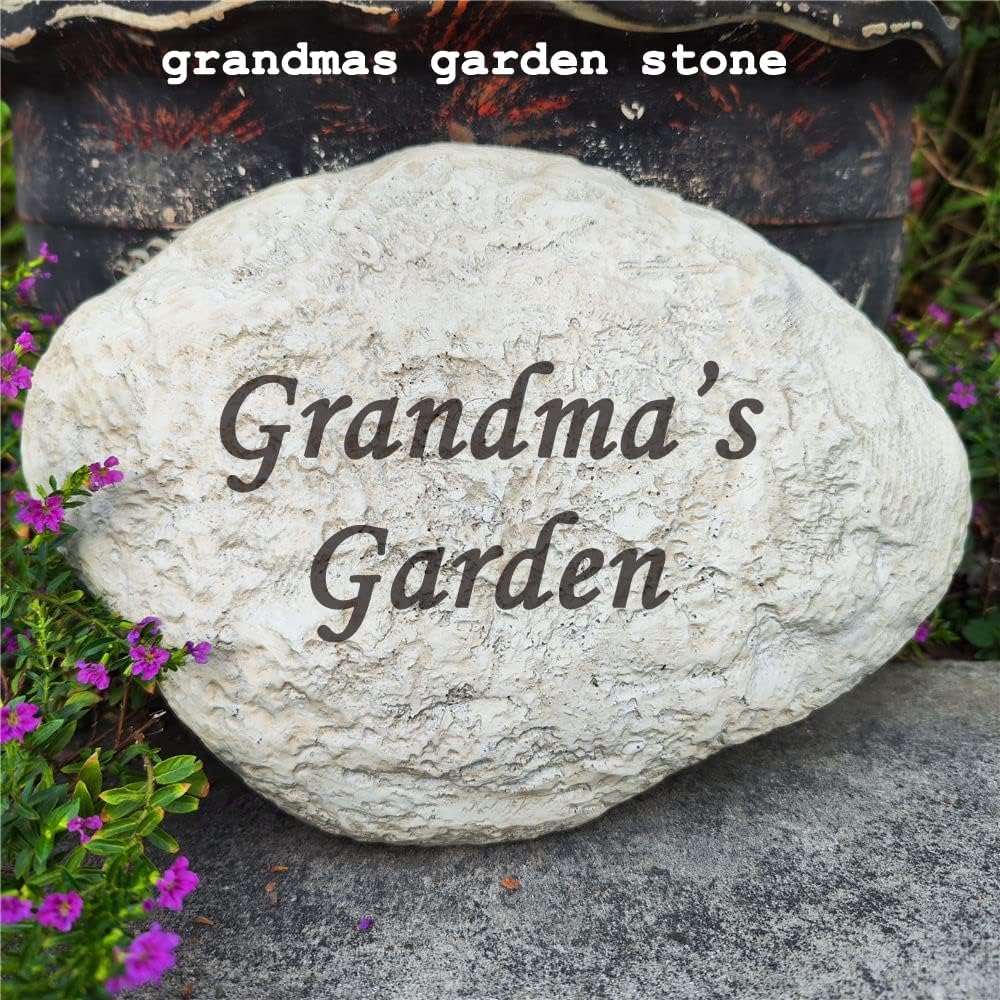 Personalized Decorative Garden Stones Engraved with Any Message, Indoor or Outdoor Welcome Stones Memorial Stones Cemetery Decorations for Housewarming,Memorial Gifts Special Day Gifts,11"X8"