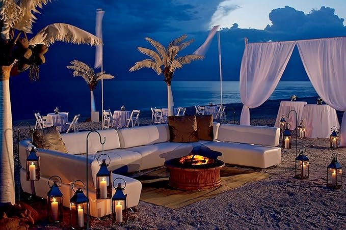 Ashman Shepherd's Hooks 35 Inch (8 Pack), Black, Made of Premium Metal for Hanging Solar Lights, Bird Feeders, Mason Jars, Christmas Lights, Lanterns, Garden Stakes and Wedding Décor.