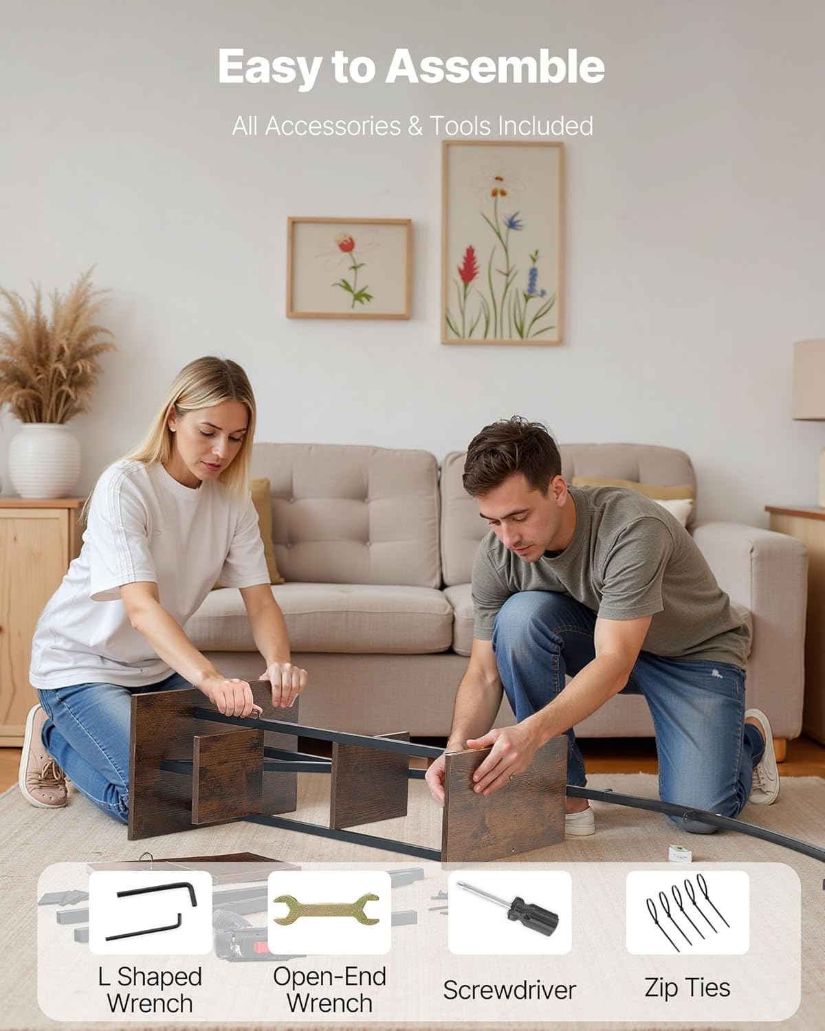 VEVOR Plant Stand Indoor with Grow Lights, 63 in Tall 6-Tiered Lighted Plant Shelf, 2 Pack Metal Corner Plants Holder, 3 Timer & 10 Brightness, Half-Moon Shaped Flower Display Rack for Living Room