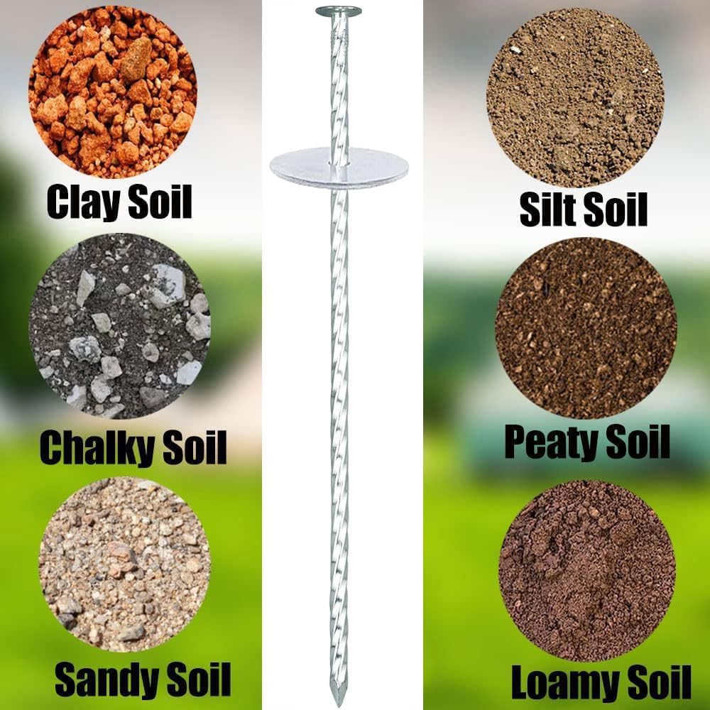 10 Inch Landscape Stakes, Galvanized Metal Garden Stakes, Landscape Edging Anchoring Spikes Stakes, Camping Stakes Tent Pegs for Artificial Turf, Paver Edging, Weed Barrier (40 Pack)