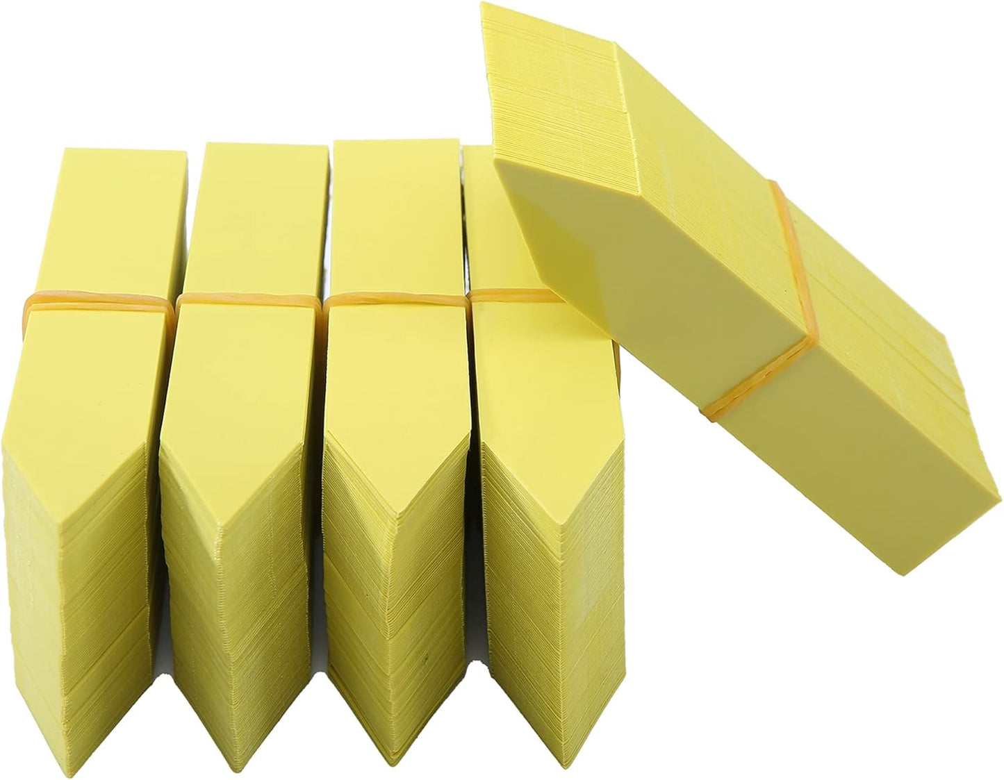 1000 Pcs 4 Inch Garden Plant Labels, Plastic Nursery Tags Waterproof Pot Seed Markers, Yellow