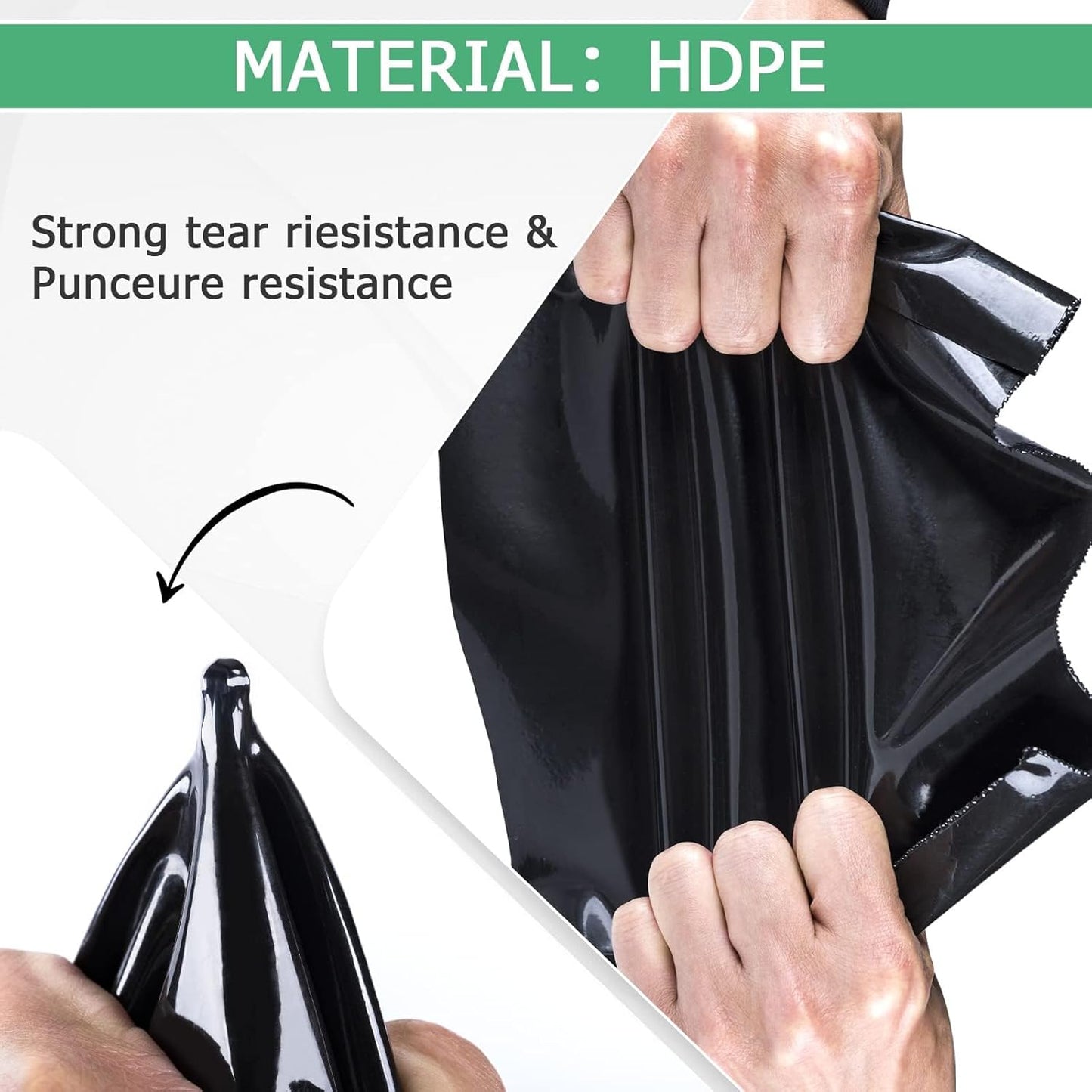 MYFAMIREA 7 FT x 10 FT Pond Liner, 20 Mil HDPE Pond Liner, Sun Resistant Preformed Easy Cutting Pond Liner Underlayment for Fish Koi Ponds, Garden Fountain, Waterfall Fish Pond