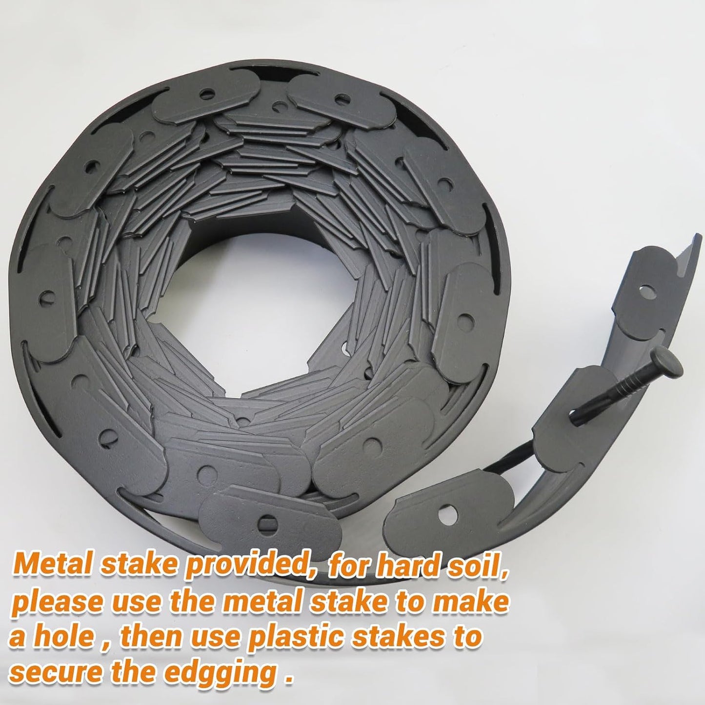 Landscape Edging Tall Wall, Garden Edging Border,Flower Bed Edging Lawn Edging Lawn Borders Landscape Edging Border Wild Flower Garden Border Paver Edging Flower Bed Borders(Black-33ft)