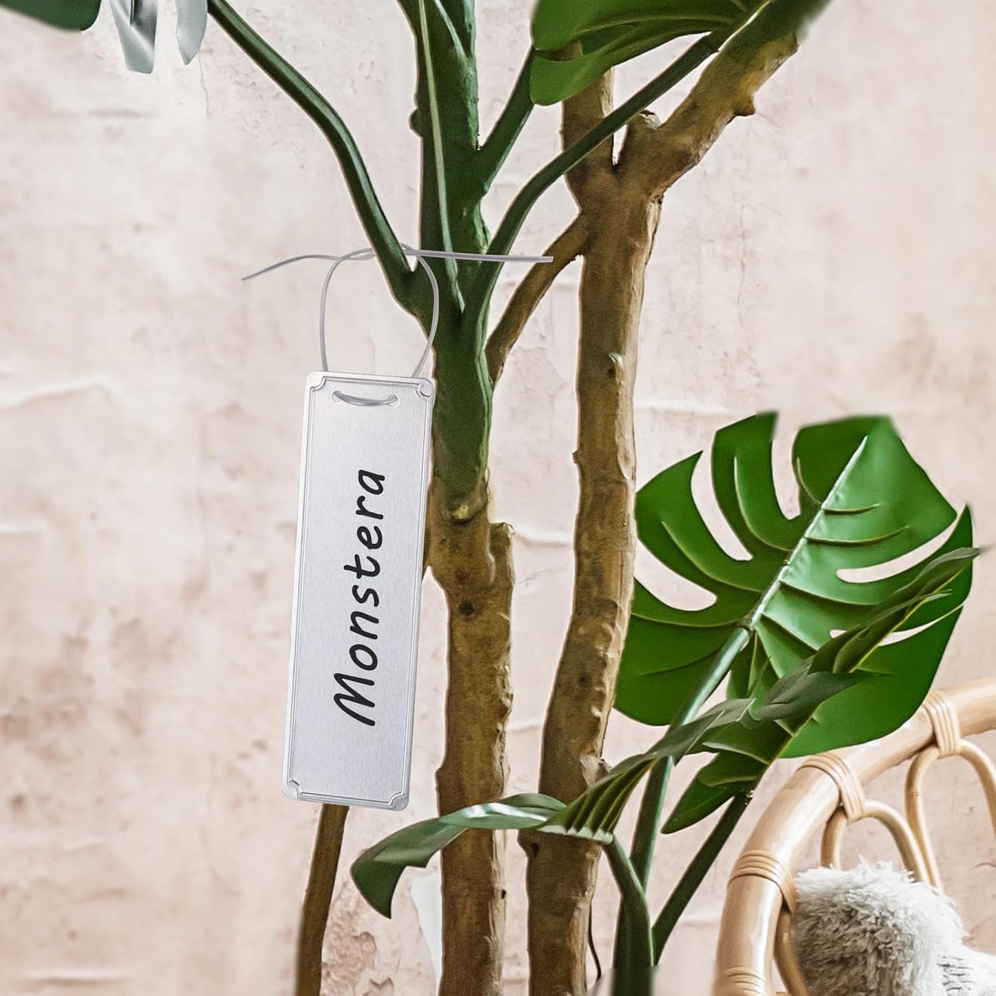 Metal Plant Labels, Aluminum Plant Tags, Aluminum Plant Label for Seedlings Garden Tree, Double Sided Write on Labels for Outdoor, Waterproof Metal Tags（50 Pcs）