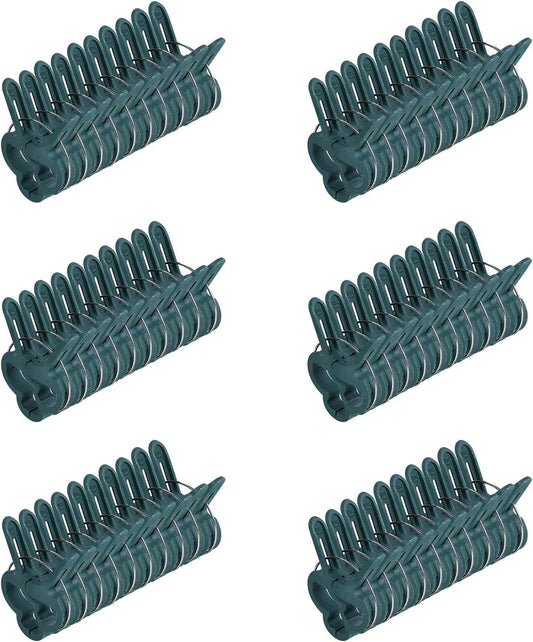 Plant Clips for Climbing Plants, Tomato Clips and Garden Clips for Vine Support, Plant Support Clips for Tomatoes and Garden use(Green, 60 Small)