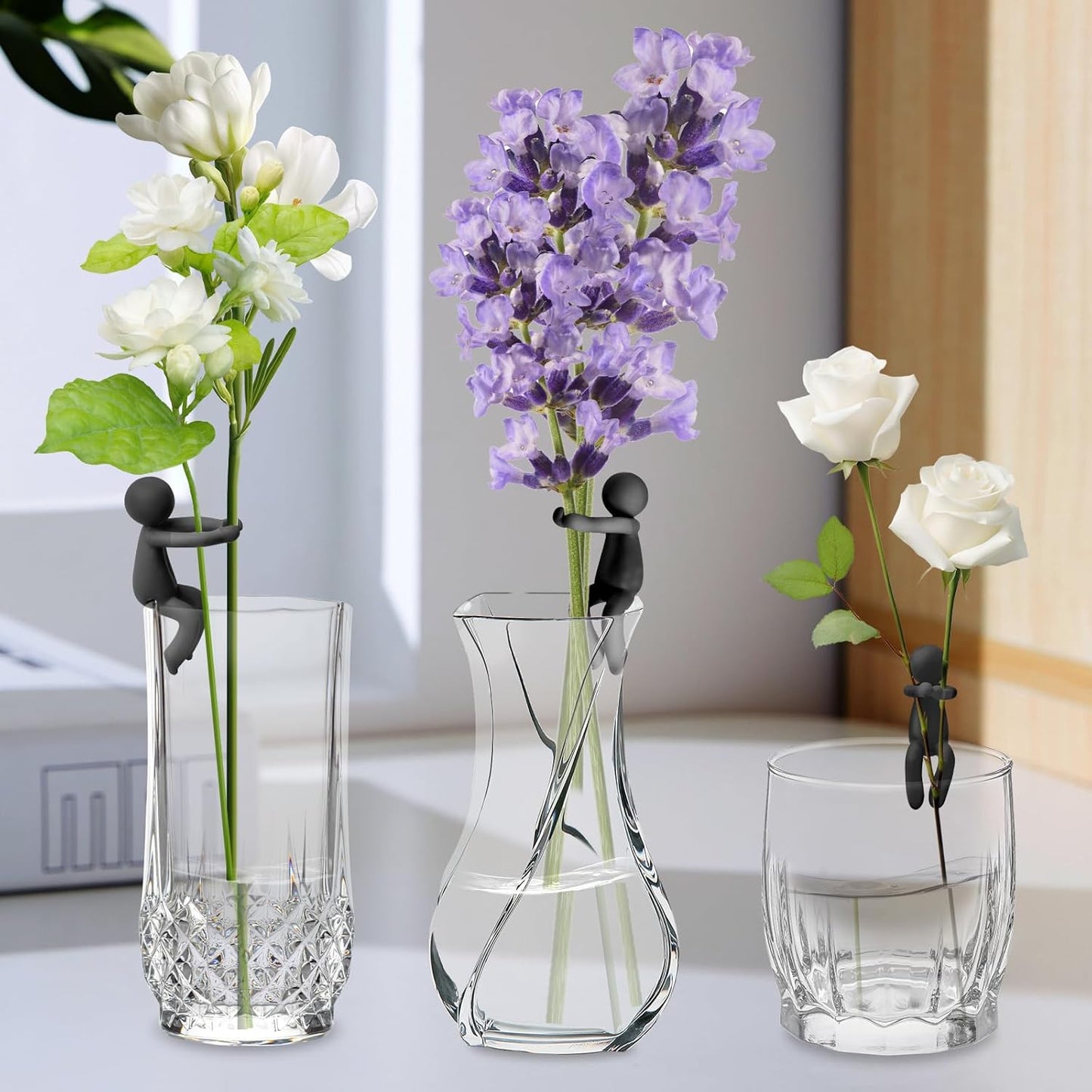 Plant Propagation Buddy, 3pcs Plant Cutting Holder, Plant Buddy Propagation Plant Support for Sprouts, Propagation Buddy for Indoor Gardens Or for Stems, Shoots and Cuttings