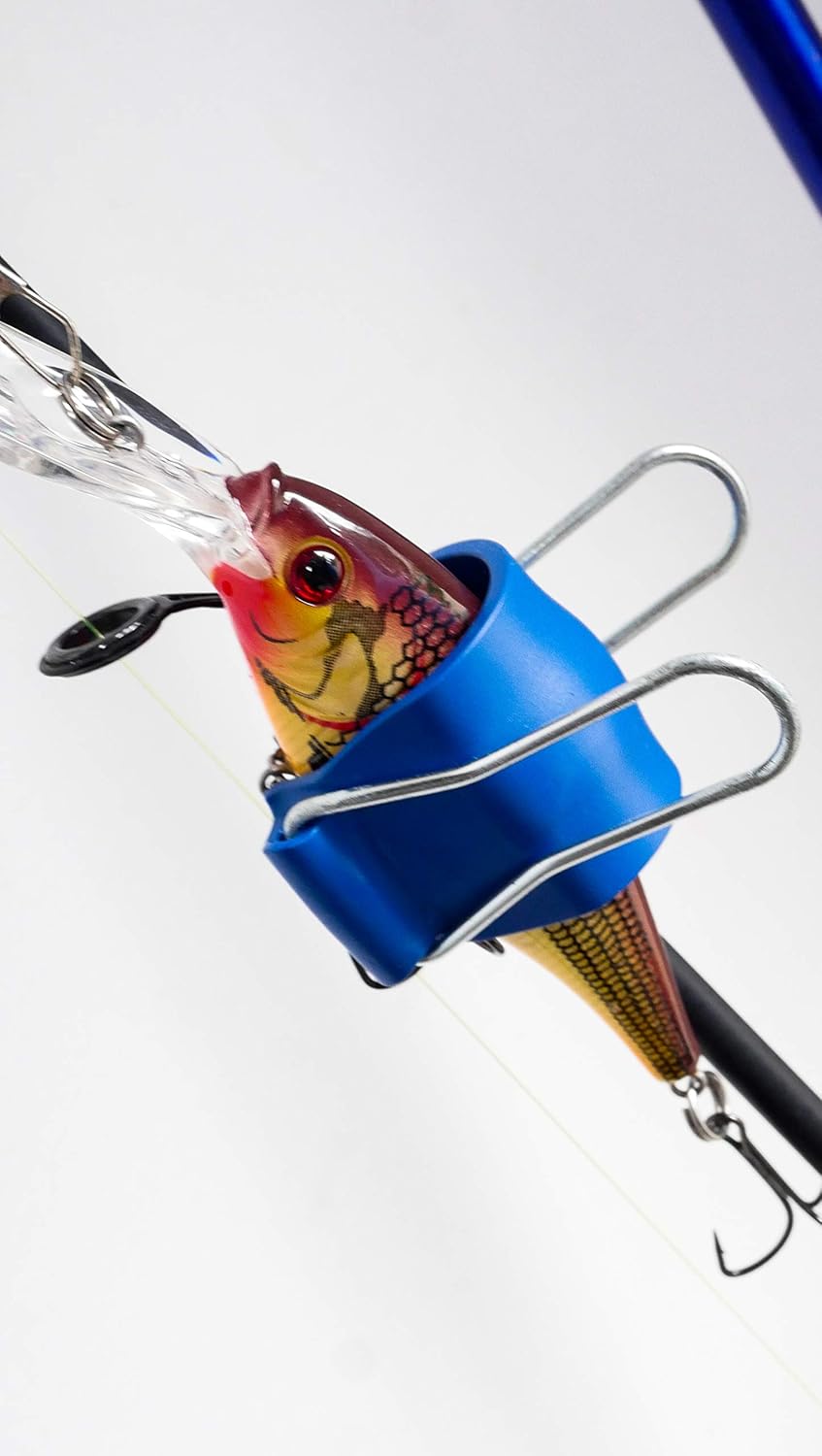 Cable Management Clips: Versatile Reusable Cord Holders for Christmas Lights, Holiday Decor, and Outdoor String Lights - 24 Pack (8 Small White, 8 Medium Blue, 8 Large Black)