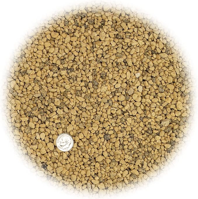 Pure Hard Akadama for Bonsai/Succulent Soil - (3mm-6mm) Small Grain for Cactus, Bonsai Plants Soil Amendment, Prevent Over Water, Provides Optimal Water Retention, Fast Drainage (1 Quart)