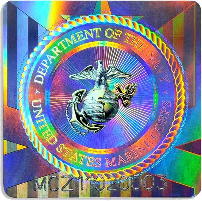 Breeze Decor GP108057-BOAF Marine Corps Americana Military Decorative Vertical Pack, Garden Flag 13"x 18.5", Thick Fabric