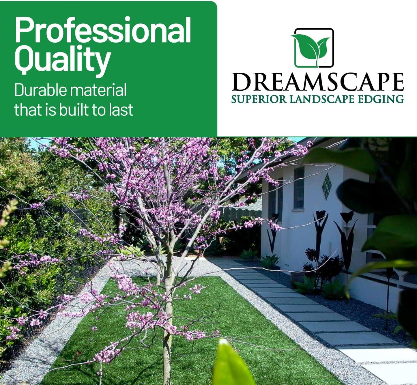 Dreamscape YardEdge Aluminum Landscape Edging - 12 Strips, 6ft Each (72ft Total), Bronze Duraflex Paint - Professional Quality Landscaping Border, Metal Divider for Lawn, Garden, Flowerbed