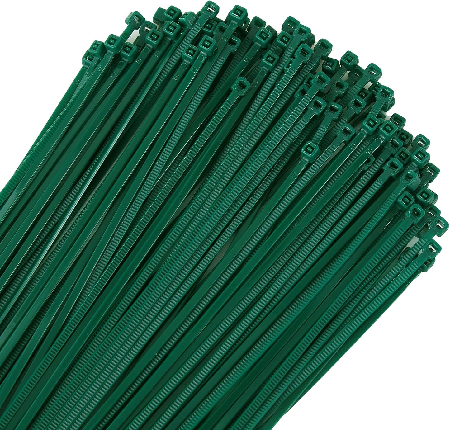 6 inch 3mm Dark Green Nylon Garden Cable Zip Ties Self Locking Cable Ties Twist Ties, Multi-Purpose Cable Tie (200 Pcs) Decoration Tie Wraps for Christmas Tree