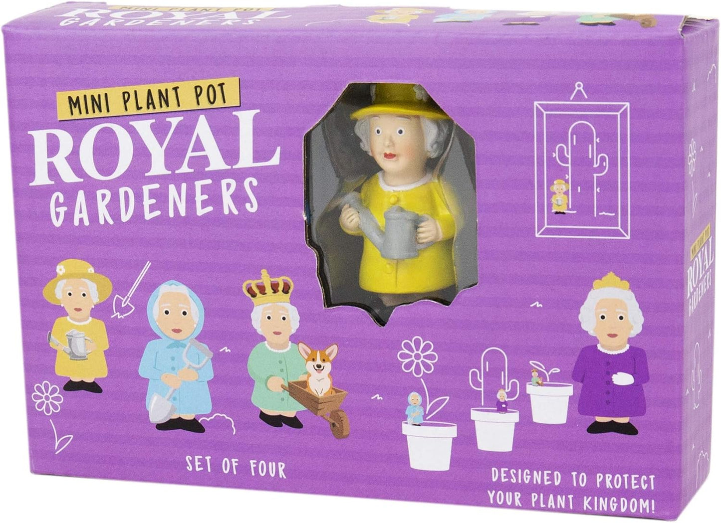 Gift Republic Royal Family Plant Markers - Set of 4