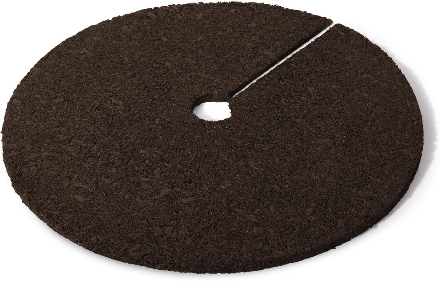 Rubberific 36" Recycled Rubber Mulch Tree Ring Easy Install Looks Like Real Mulch 5 Pack - Brown