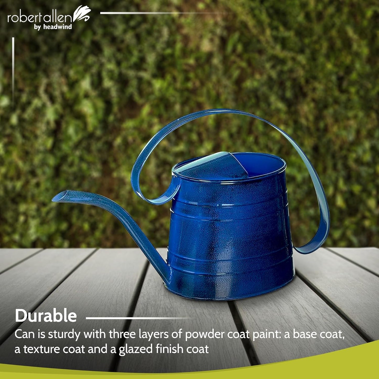 Robert Allen MPT01504 Danbury Watering Can, 0.5 Gallon, Oceanside