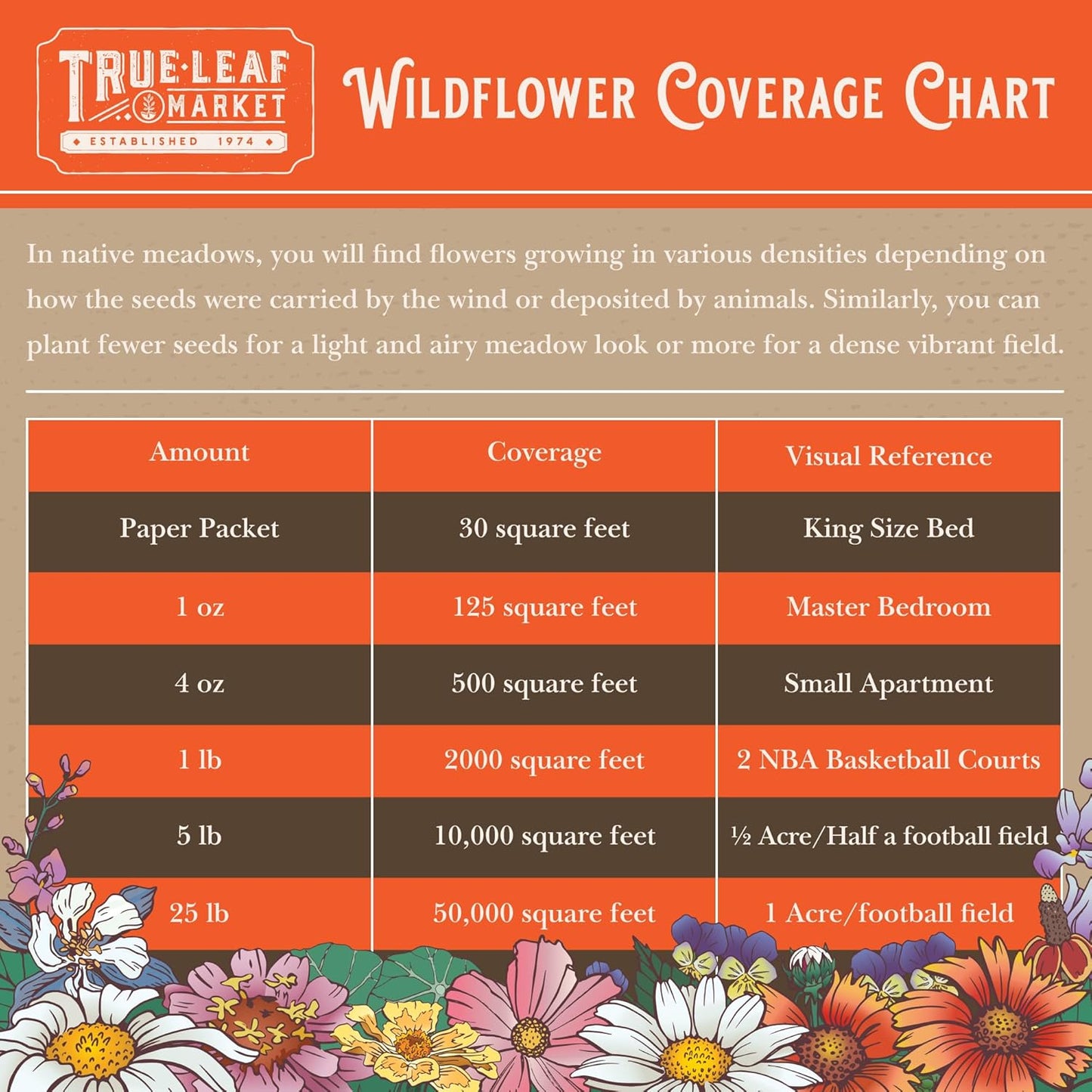Wildflower Seed Bulk - Midwestern Wildflower Mix - 1 lb. 640,000+ Prairie Wildflowers - Annual & Perennial Flower Seeds - Wildflowers - Flower Seeds Bulk - Pollinator Flowers Seed