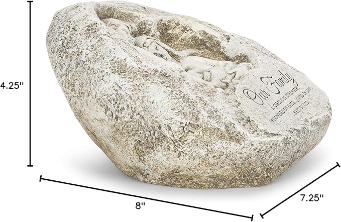 Joseph's Studio by Roman Inc., HOLY Family Garden, Garden Collection, Religious Statue, Holy Family, Memorial, Angel, Patron Saint, Garden Décor (7x8x4)