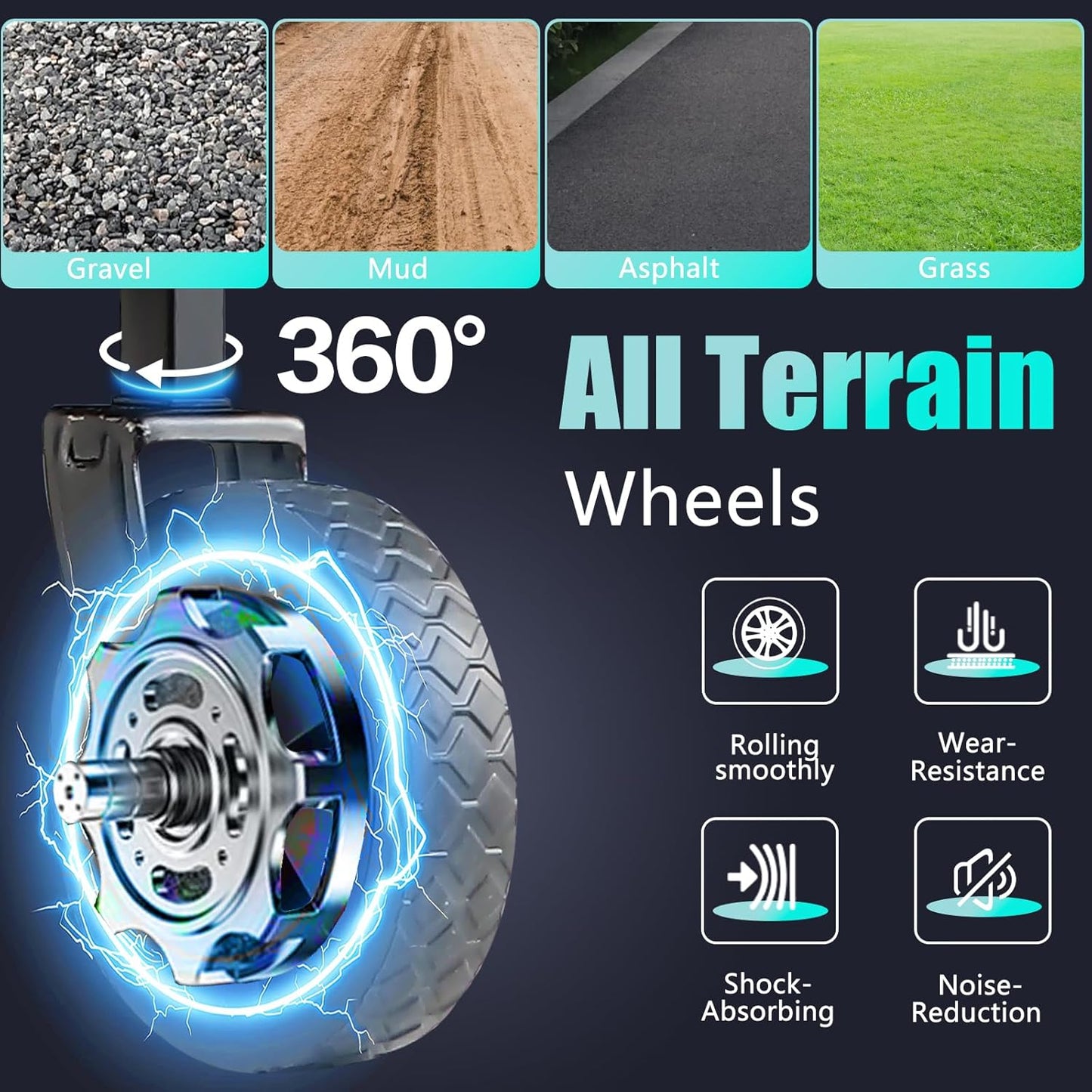 Collapsible Wagon, 360lbs Load Capacity, Small Wagon carts Foldable with Wheels, Heavy-Duty Steel Frame, 600D Oxford Fabric, Ergonomic Handle, Wear-Resistant, Perfect for Outdoor, Garden, Grocery