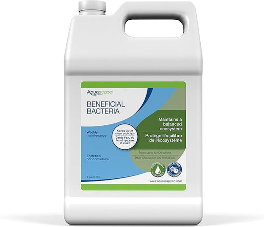 Aquascape Beneficial Bacteria for Pond and Water Features, Liquid, 1-Gallon Bottle | 98885