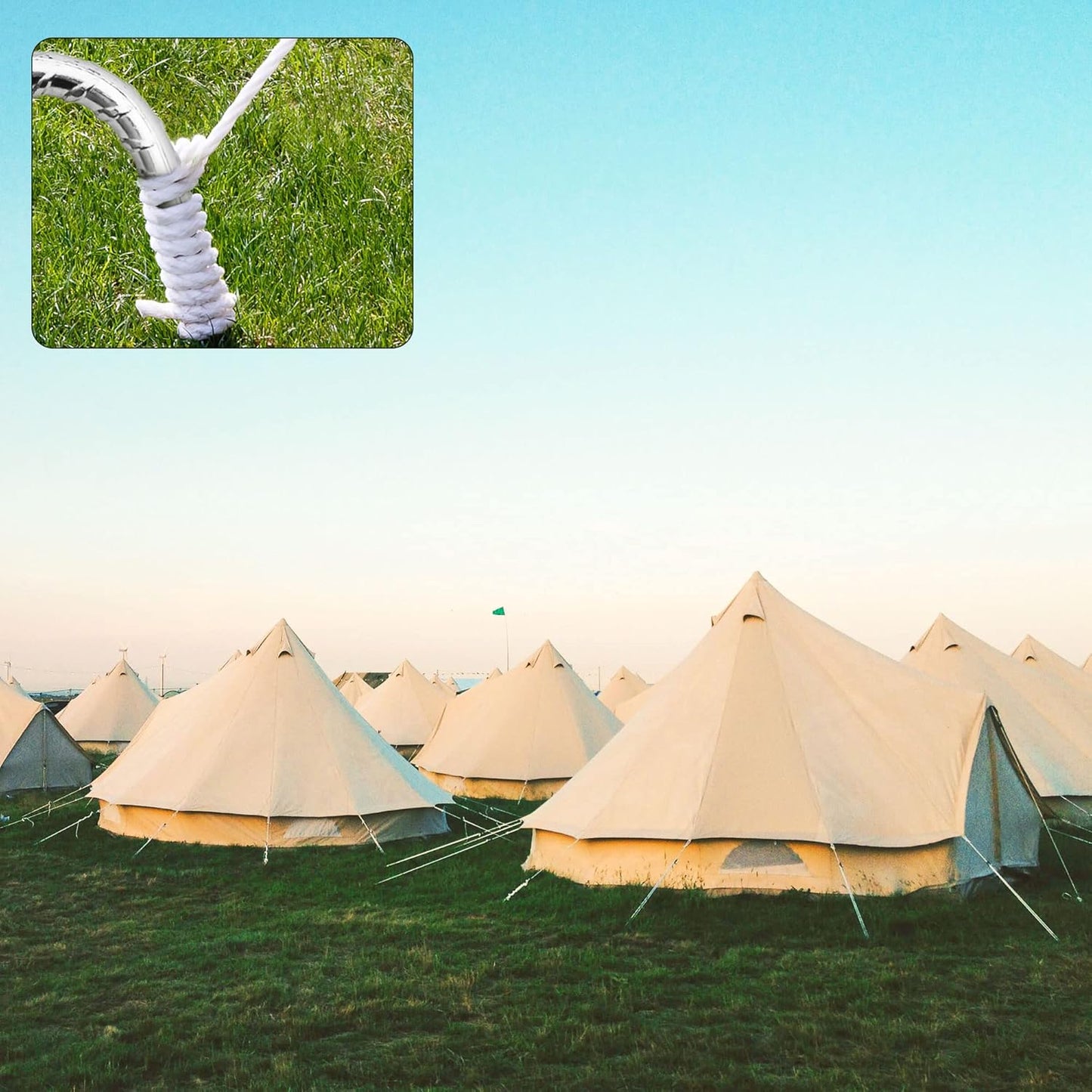 Pack 8 Galvanized Rebar Stakes, Heavy-Duty J Hook Anchor Stakes,Ground Stakes Tent Stakes Steel J Ground Anchors, Garden Ground Stakes for Position Kits,Fences, and Trampolines