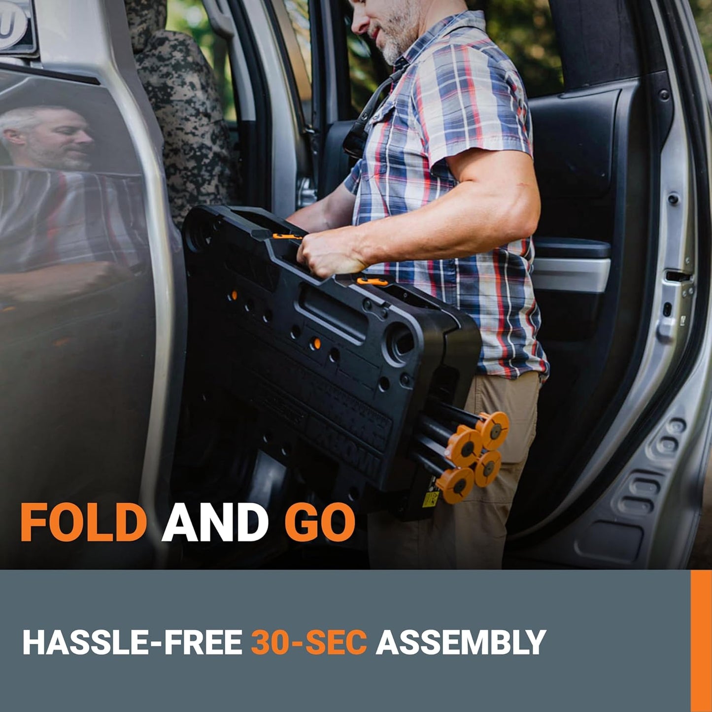 Worx WX066 Sidekick Folding Work Table, Portable All-in-one Work Bench