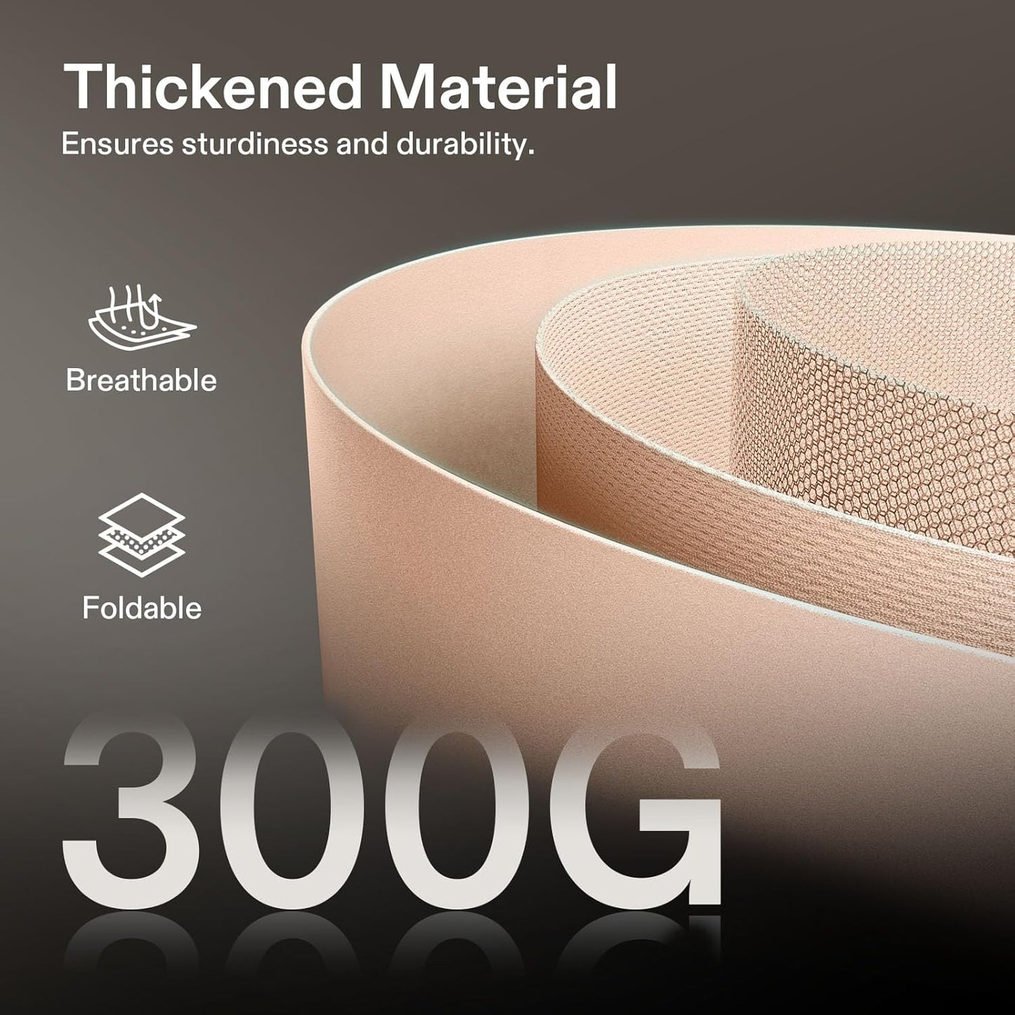 VIVOSUN 5-Pack 7 Gallons Grow Bags Heavy Duty Thickened Nonwoven Fabric Pots with Strap Handles Tan