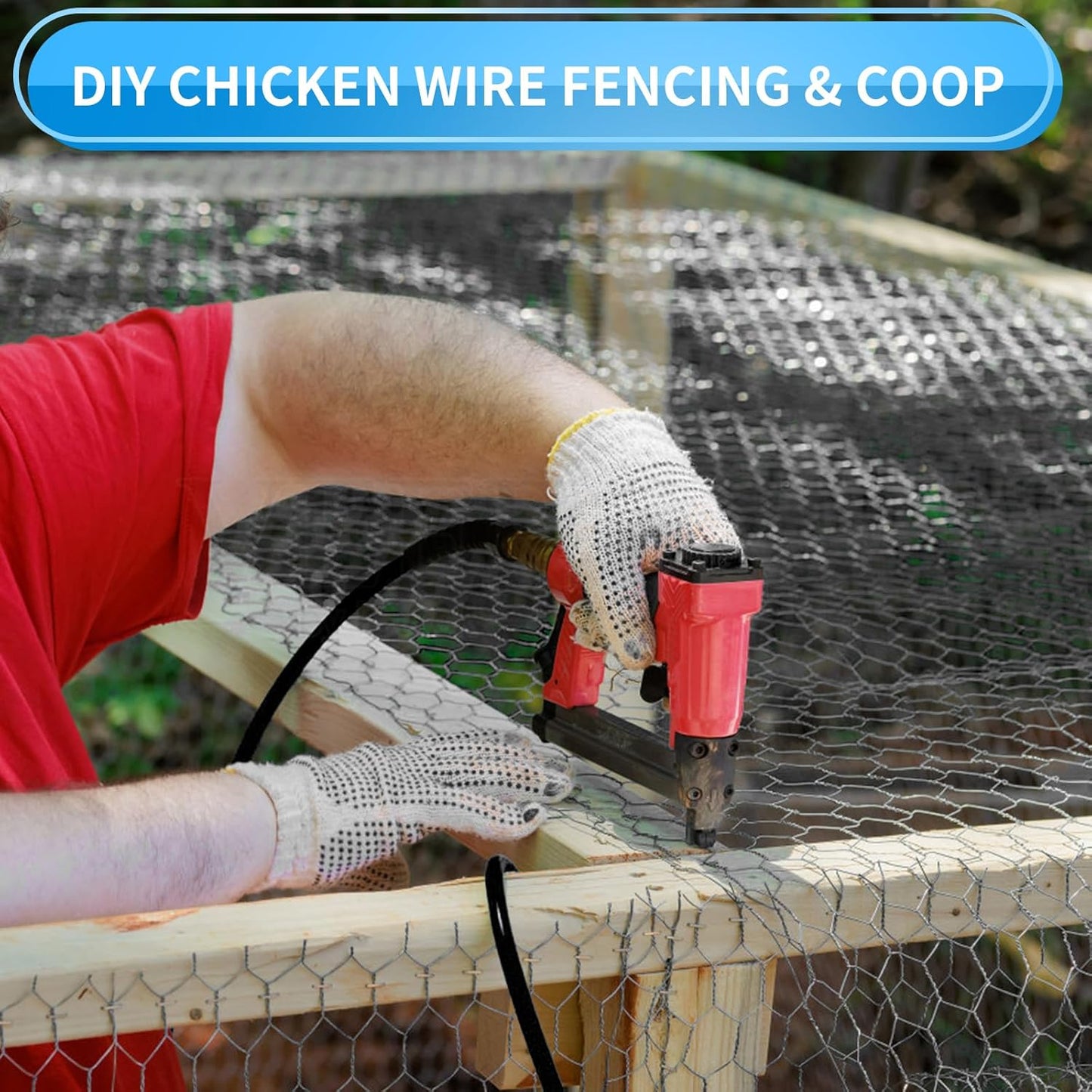 60'' x 150' Black Chicken Wire Mesh Fence, 20 Gauge Galvanized Poultry Netting and 1 inch Garden Mesh Fence Roll, Chicken Wire for Floral Arrangements/Crafts/Farm/Livestock/Pet Protection