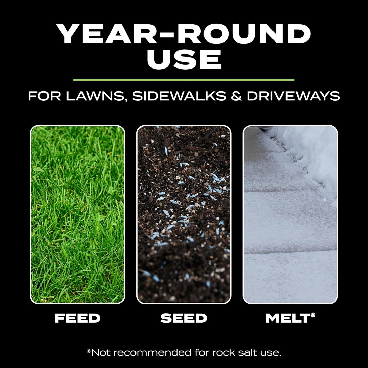 Scotts Whirl Hand-Powered Spreader for Grass Seed, Fertilizer, Salt, Ice Melt, Handheld Spreader Holds up to 1,500 sq. ft. Product