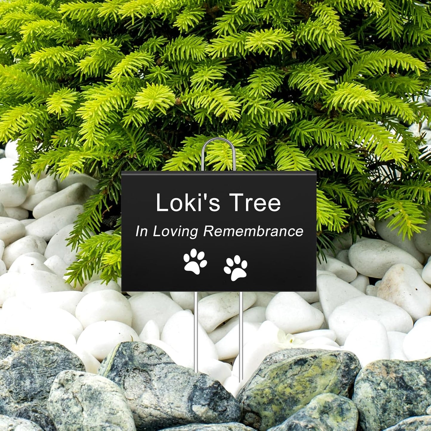 Landhoow 30 Pcs Large Garden Plant Markers Metal Plant Labels Sign 4'' x 6'' with 11'' Stake Weatherproof Waterproof Garden Sign for Outdoor Seedlings Herbs Vegetable Greenhouse, Black