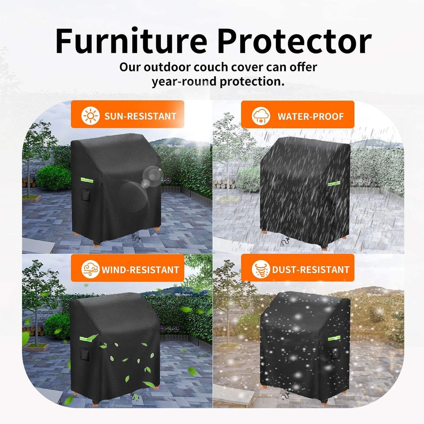 Outdoor Garden Potting Bench Table Cover,Garden Potting Bench Table Cover, Waterproof,UV Resistant (47" x 20" x 47")