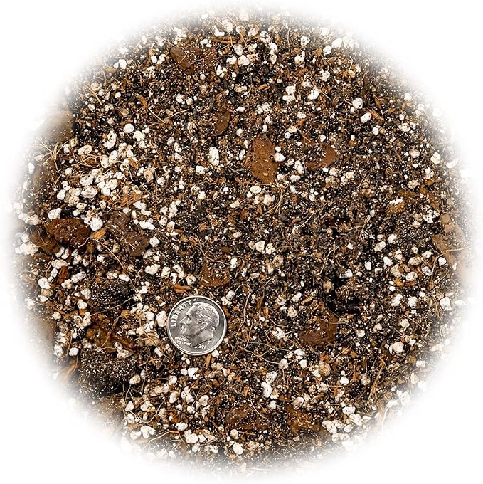 Premium Aroid Potting Mix - Soil Free Blend for Aroids - Growing Medium for House Plants by Gardenera - (5 Quart Bag)