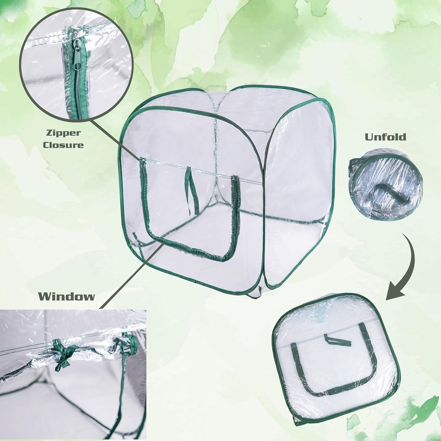 Medium Pop Up Greenhouse, Versatile Greenhouses for Outdoors or Indoor Greenhouse.