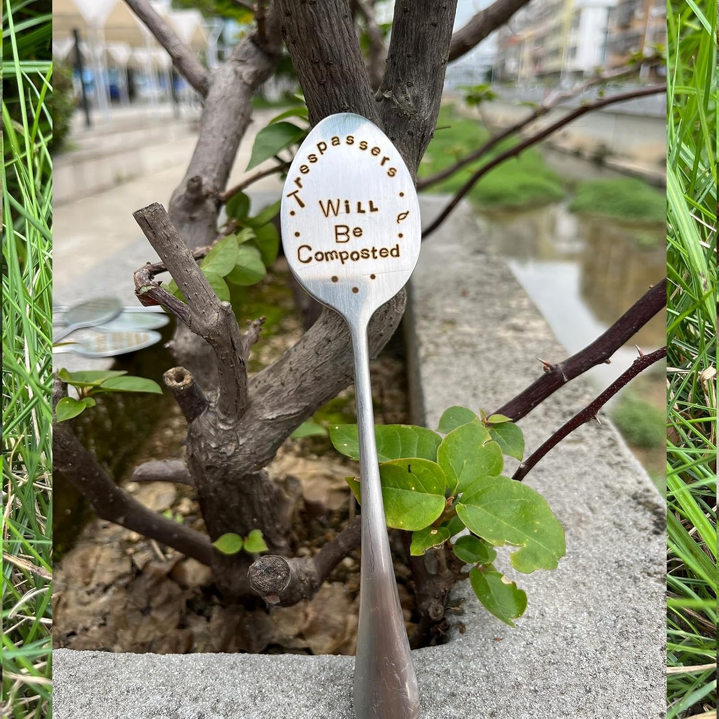 Garden Plant Marker Friendship Gift for Women Gardeners, Plant Stake Label Sign Tag Gardening Gifts for Woman Plant Lovers, Metal Garden Decoration (Will Be Composted)