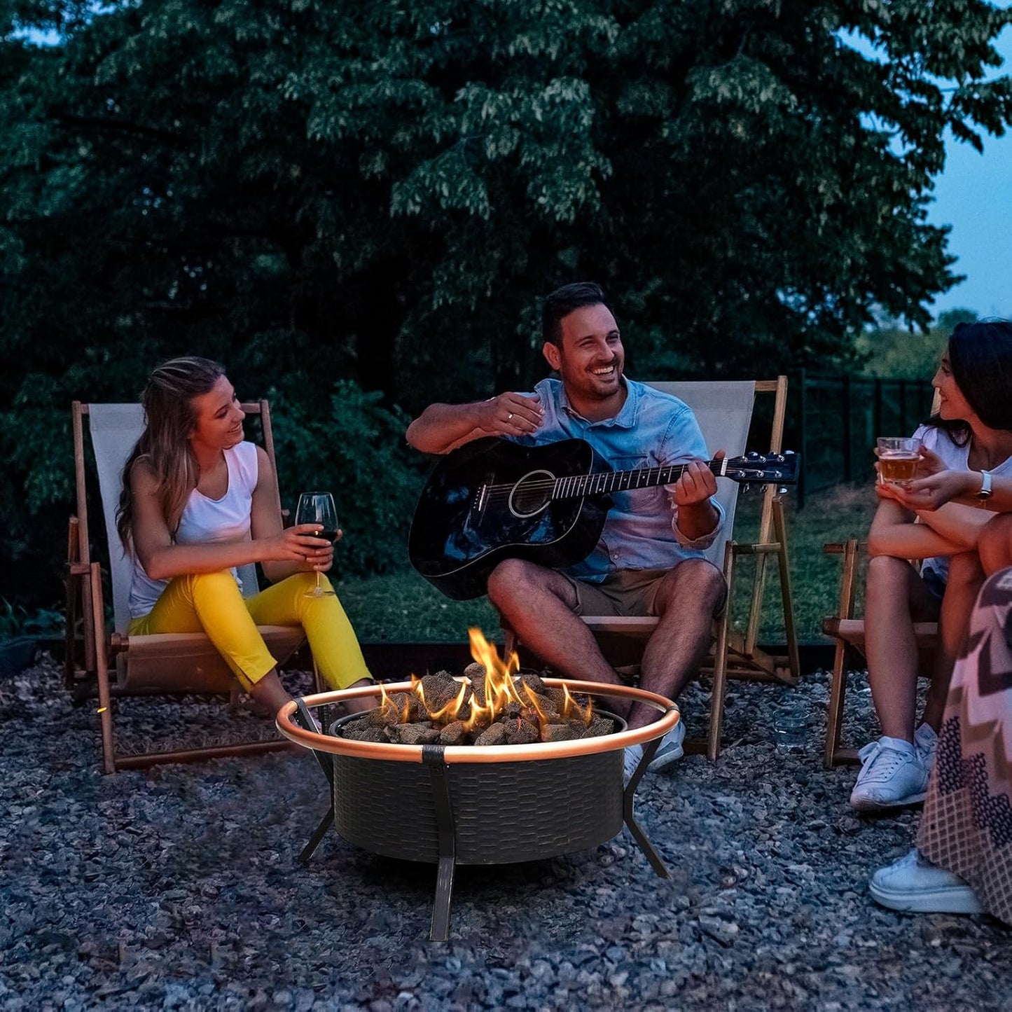 5 lb 0.8-1.2 Inch Small Black Lava Rocks for Fire Pits, Indoor Fireplaces, Outdoor Gas Fire Tables, Garden Landscaping Decoration