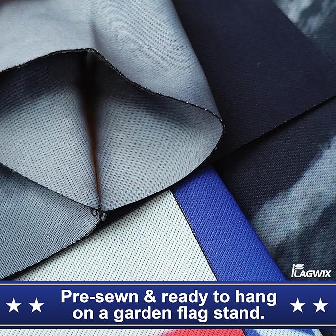 FLAGWIX French Bulldog Flag - Outdoor Dog Decorations, Garden Flag (11.5" x 17.5"), Heavy-duty Canvas American with Dog Garden Decor