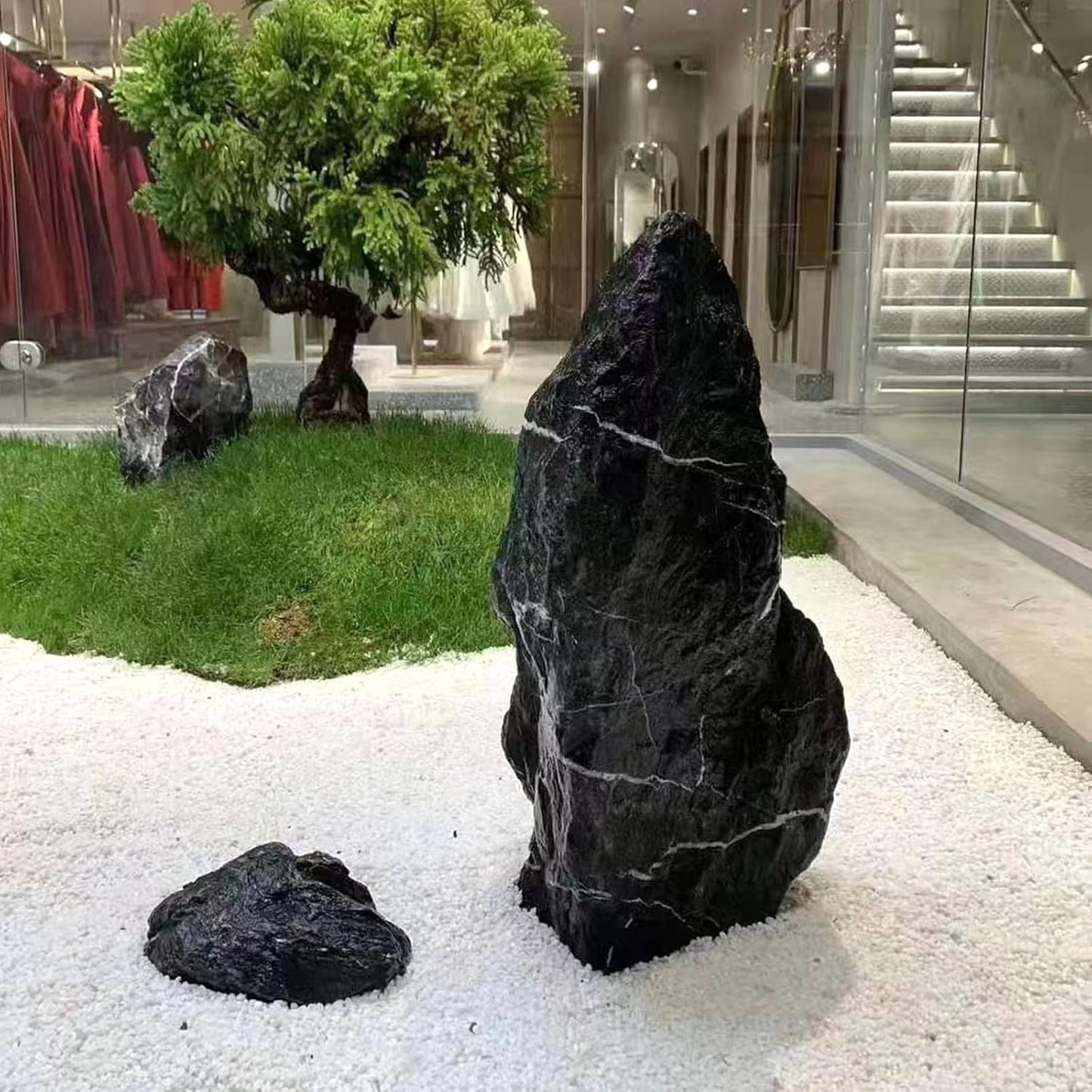 HappyFiller 18 LB White Gravels Small Terrarium Rocks Stones for Bamboo,Cactus,Vase Fillers,Succulents Plants,Landscaping,Aquarium,Zen Garden,1 Inch