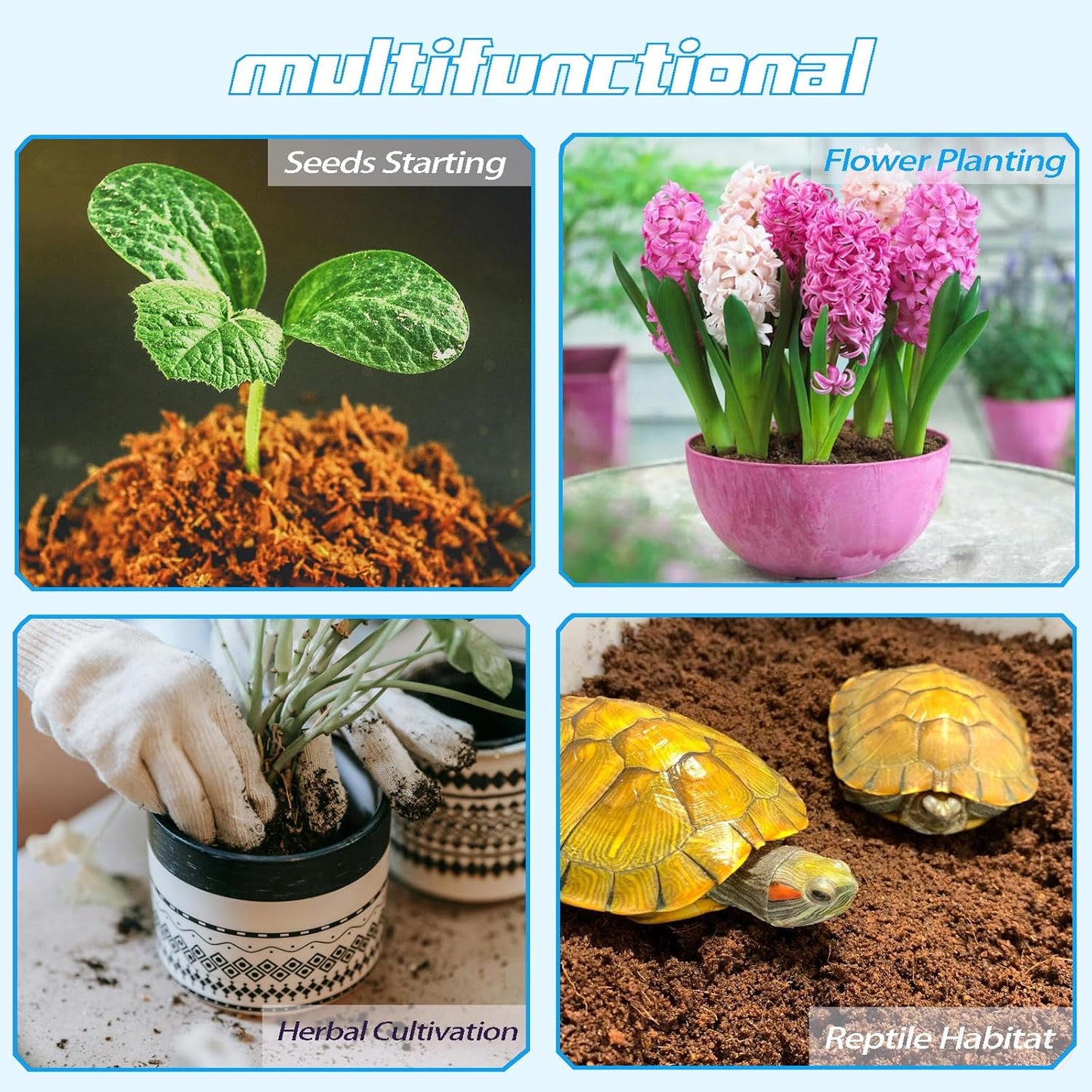 56 Pcs 40mm Compressed Coconut Coir Potting Soil,Coco Coir Pellets for Plants,Coco Fiber Pellets for Planting, Garden, Bonsai, Vegetables & Flower