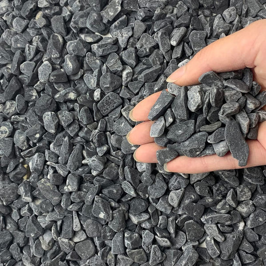 5lbs Black Pea Gravel, 3/8 Inch Decorative Pebbles Succulent Rocks, Black River Rocks Stones for Planters Vase Landscaping and Outdoor Garden Rock