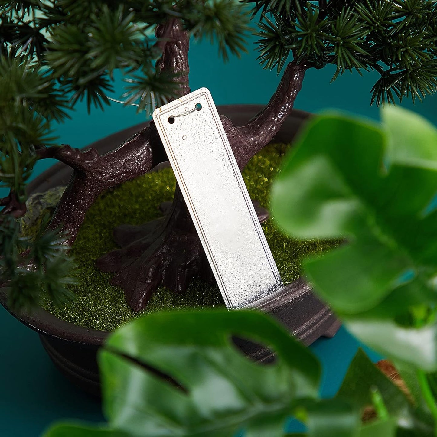 Ripeng 200 Pcs Aluminum Metal Plant Labels Writable Seedling Tree Tags with 6 Inch Wires Waterproof Double Sided Write for Plant Garden Marker Outdoor Identification and Greenhouse(120 Pieces)