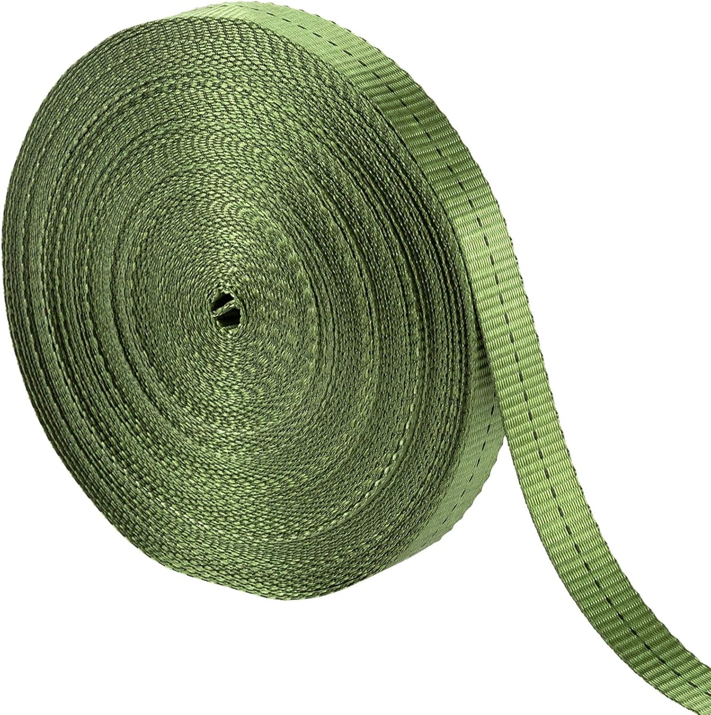 Biubee 2,425 Lbs Strength Tree Straps - 108FT Tree Tie Support Straps for Staking, Green Blend in with Landscaping for Guying Young Trees Straight and Storm Protection, for Outdoor Plants, 1" Wide