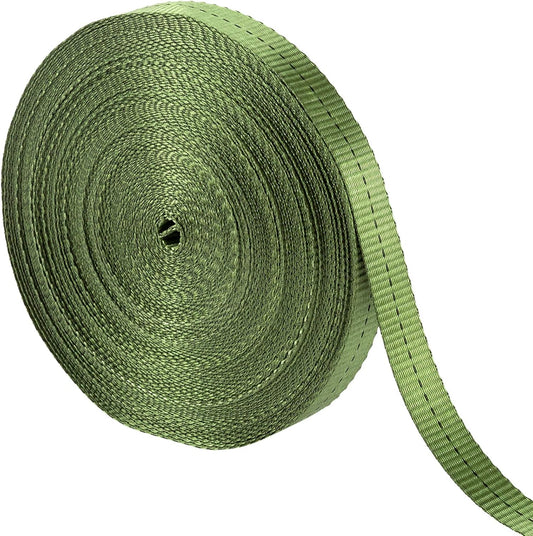 Biubee 2,425 Lbs Strength Tree Straps - 108FT Tree Tie Support Straps for Staking, Green Blend in with Landscaping for Guying Young Trees Straight and Storm Protection, for Outdoor Plants, 1" Wide