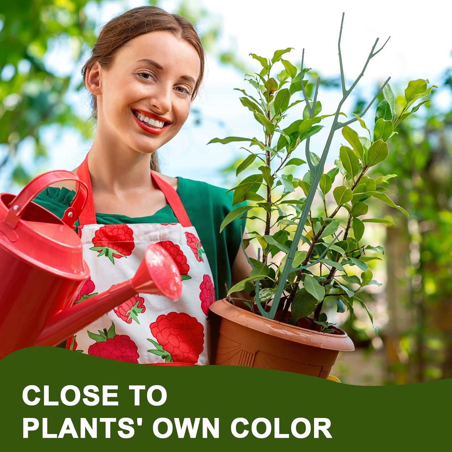 10 Pack Stackable Plant Support Stakes, Climbing Plant Support Structures for Monstera, Pothos, Philodendron Garden Plant Stakes for Indoor Outdoor Plants