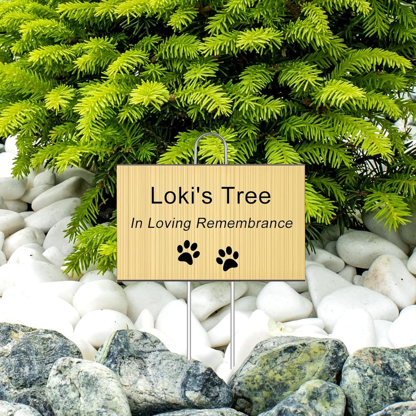 Landhoow 30 Pcs Large Garden Plant Markers Metal Plant Labels Sign 4'' x 6'' with 11'' Stake Weatherproof Waterproof Garden Sign for Outdoor Seedlings Herbs Vegetable Greenhouse, Gold