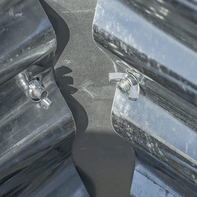 Arrow Sheds GrowIT Galvanized Steel Raised Flower and Plant Bed for The Garden or Greenhouse, 36" x 36" x 17"